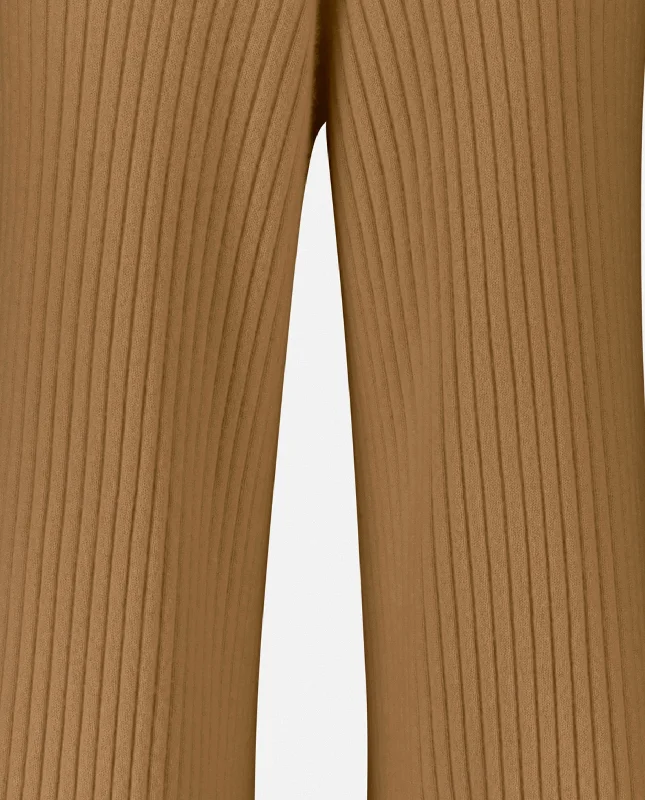 Hose aus Cashmere in Beige