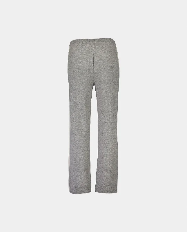 Hose aus Cashmere-Mischung in Grau