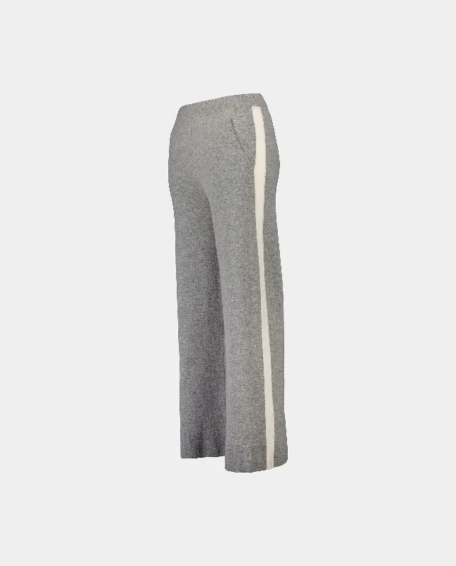 Hose aus Cashmere-Mischung in Grau