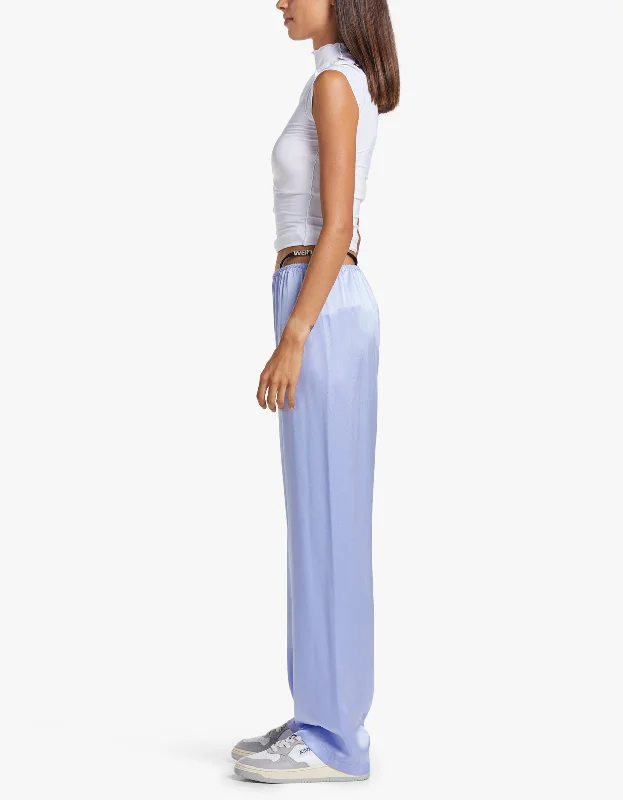 Full Length Wide Leg Pant W/ Crystal Thong Detail - Easter Egg