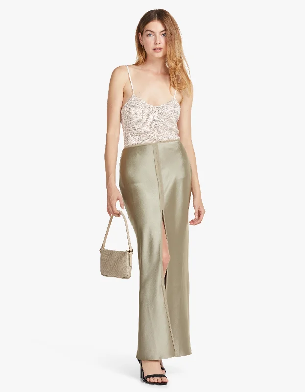 Anniston Maxi Skirt - Olive