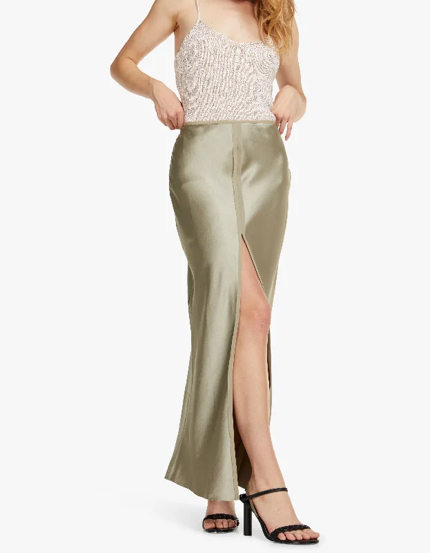 Anniston Maxi Skirt - Olive