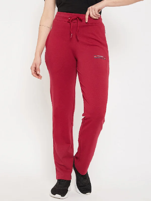 Cantabil Women Maroon Track Pant