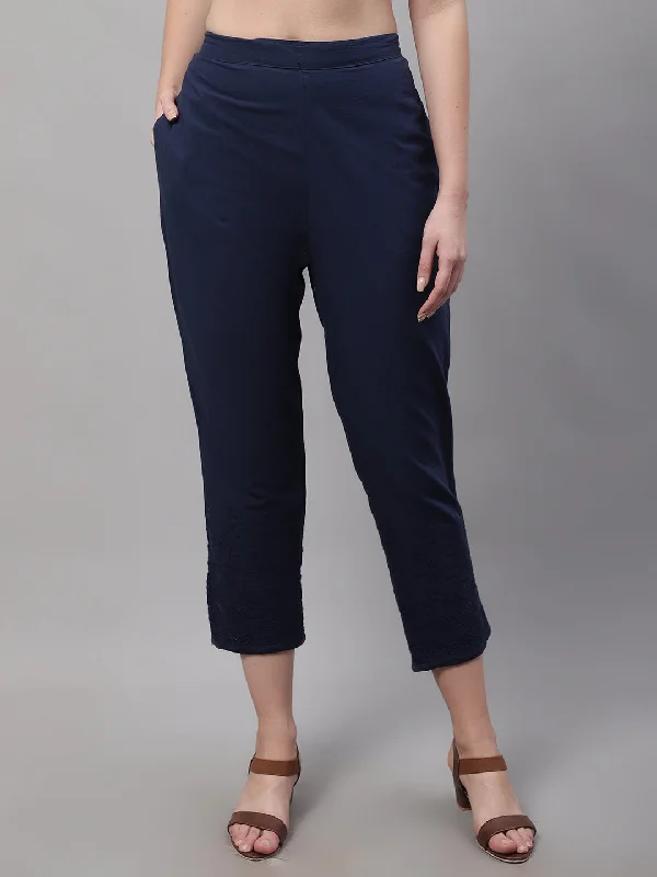 Cantabil Women Navy Palazzo