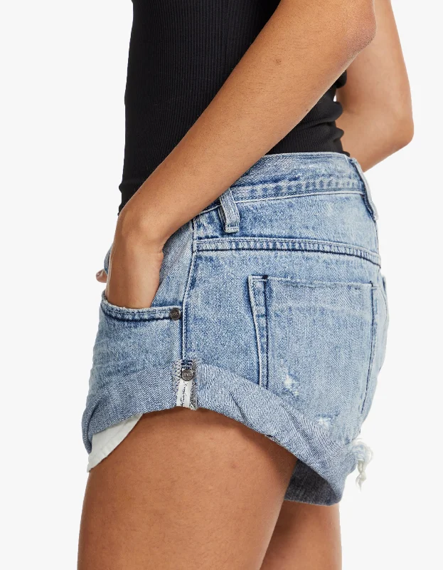 Bandits Low Waist Denim Short - Salty Dog