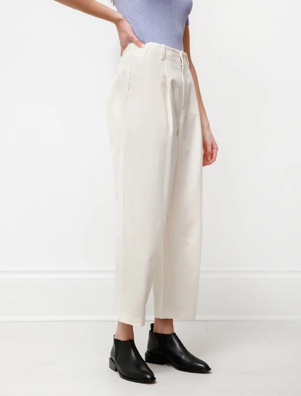 Pleat Pant Natural