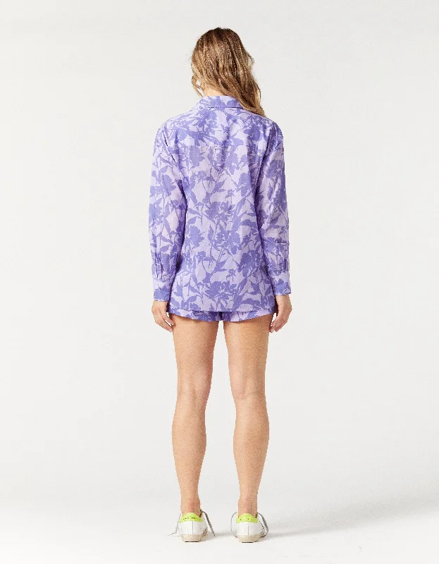 Print Mason Short - Lilac/Purple