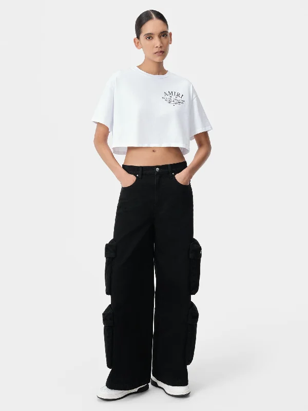 WOMEN - WOMEN'S BAGGY CARGO JEAN - Black OD