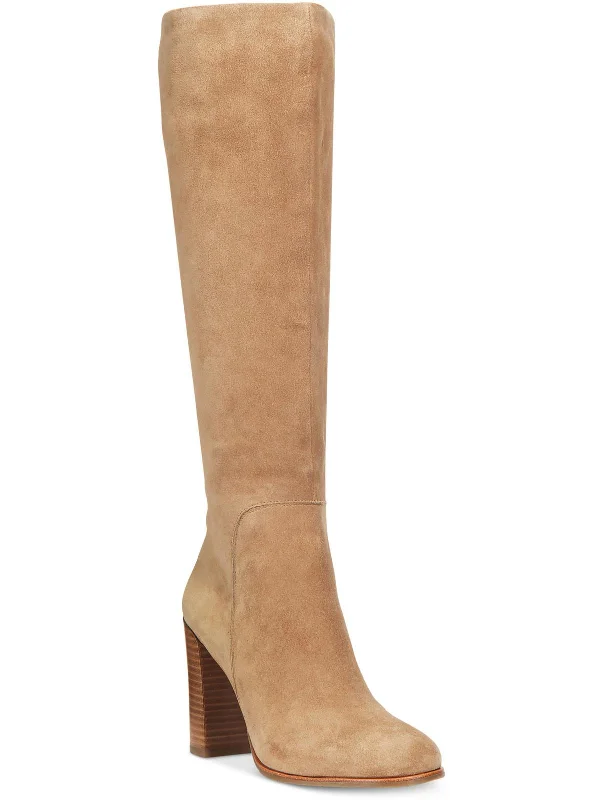 Justin OTK Womens Faux Suede Tall Over-The-Knee Boots