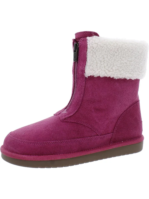 Lytta Womens Suede Round Toe Winter & Snow Boots