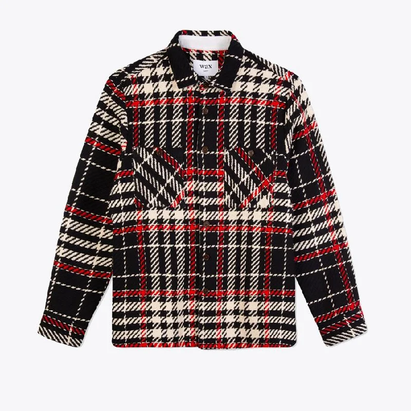 Whiting Overshirt (Red Windowpane Twill)