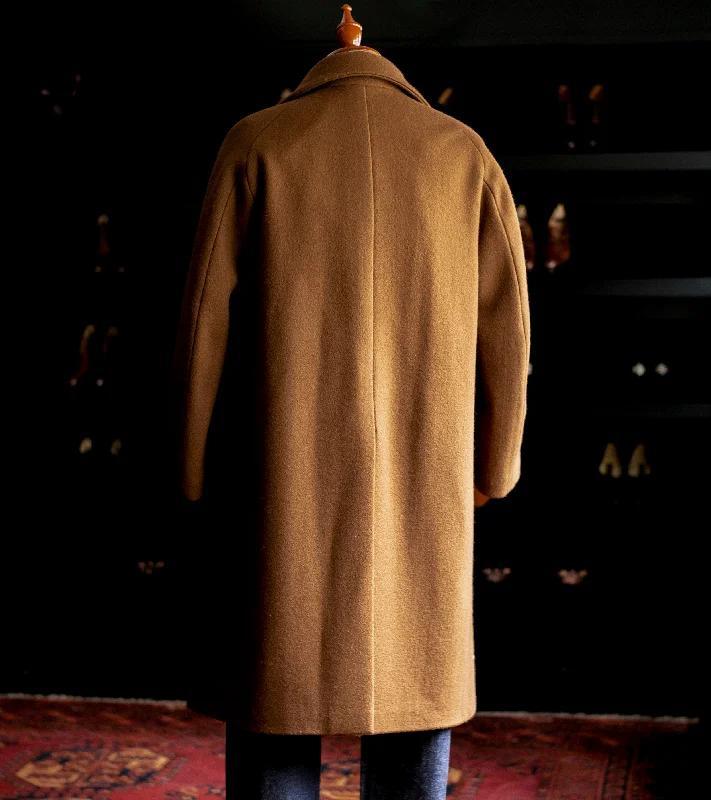 Bryceland's Balmacaan Coat Brown