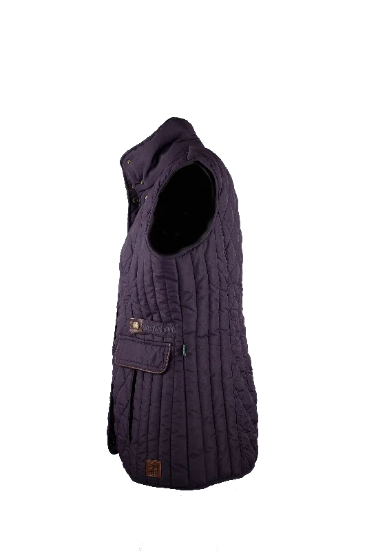 LJ001 - Ladies Maya Quilted Gilet - PLUM