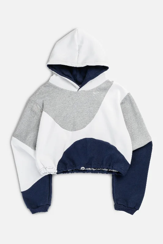 Rework Nike Wave Crop Sweatshirt - M