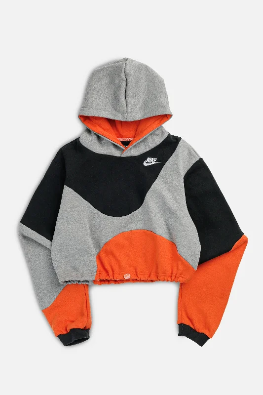 Rework Nike Wave Crop Sweatshirt - S