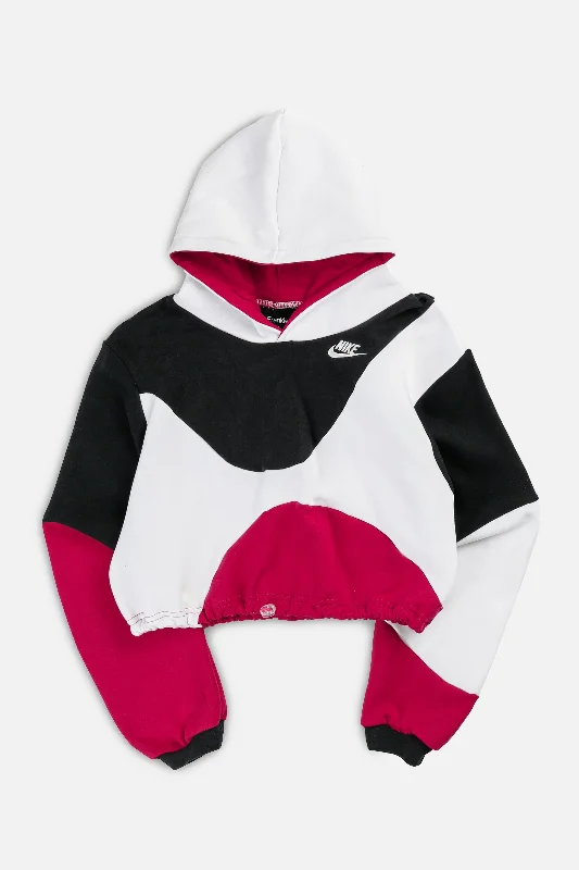 Rework Nike Wave Crop Sweatshirt - XS