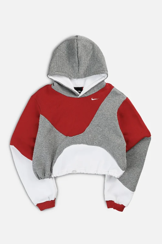 Rework Nike Wave Crop Sweatshirt - XS