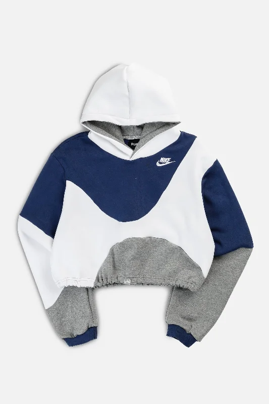 Rework Nike Wave Crop Sweatshirt - XS