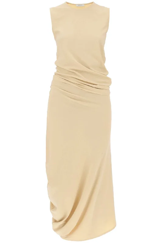 twisted midi dress DR1047 LJ1019 SOFT SAND