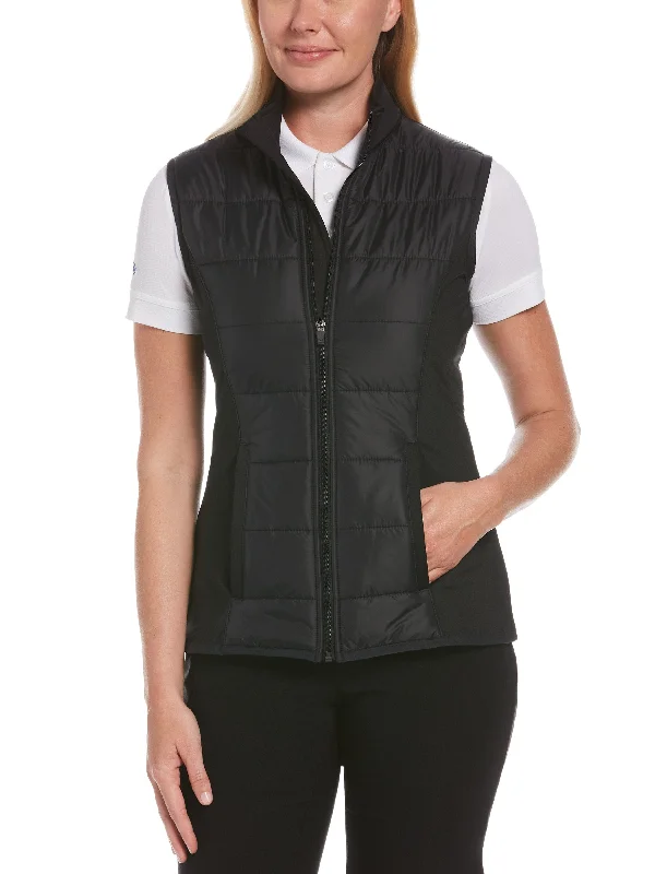 Womens Quilted Front Vest