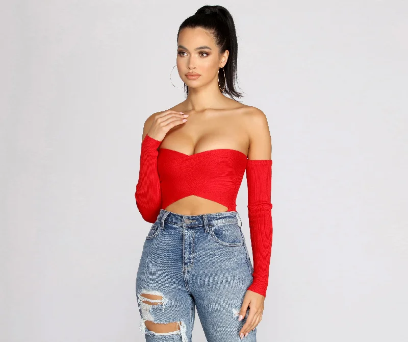 Adore You Ribbed Knit Bodysuit