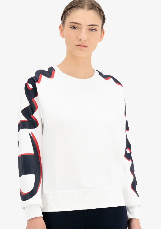 Champion Womens EU Rochester Addict Crew <BR> CT4YA1 WIT