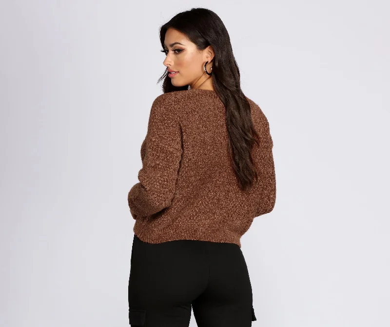 Cozy In Chenille Sweater