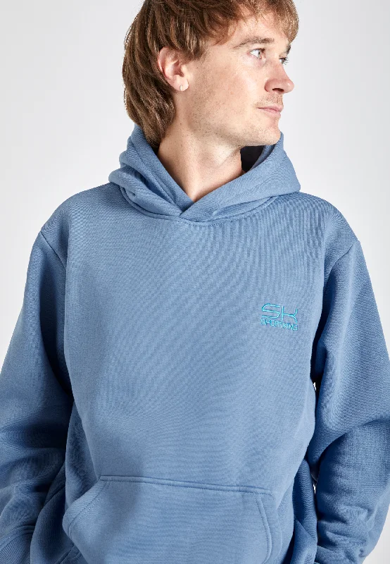 Hoodie unisex Edition 2024, grau blau