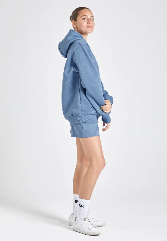 Hoodie unisex Edition 2024, grau blau