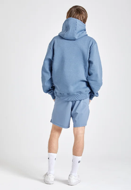 Hoodie unisex Edition 2024, grau blau