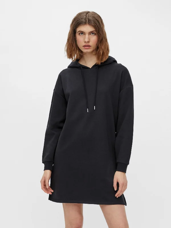 Pieces CHILLI Sweat-Dress -BLACK