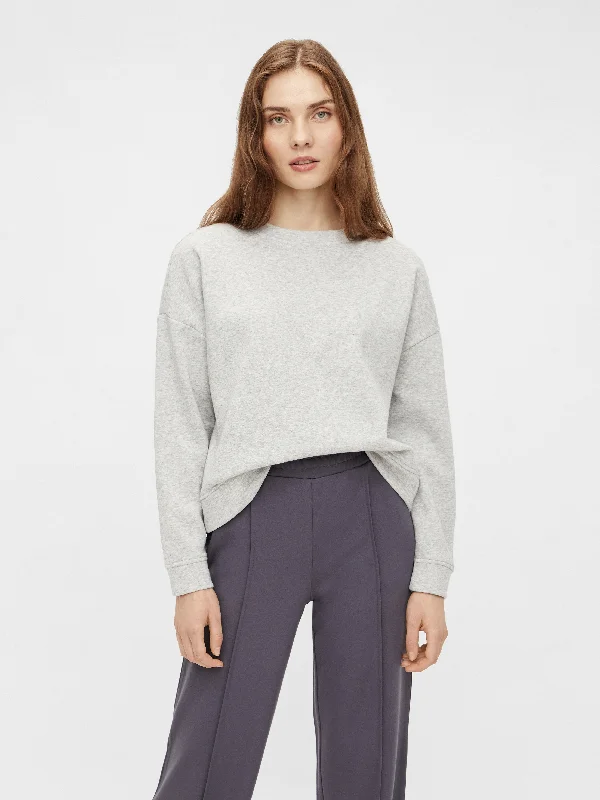 Pieces CHILLI Sweatshirt -LIGHT GREY MELANGE