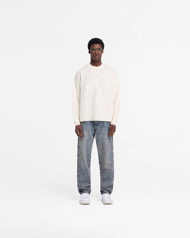 Rep Knit Jumper - Oat