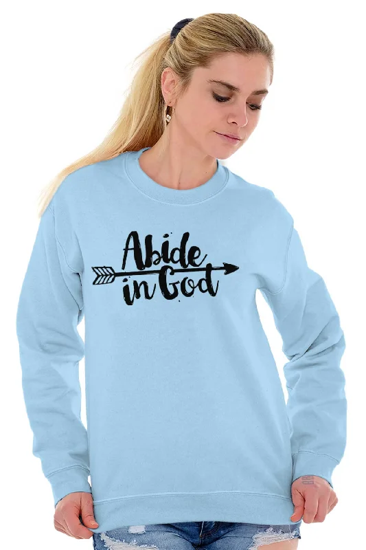 Abide God Crewneck Sweatshirt