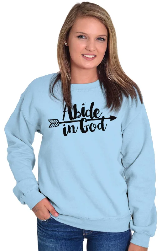 Abide God Crewneck Sweatshirt