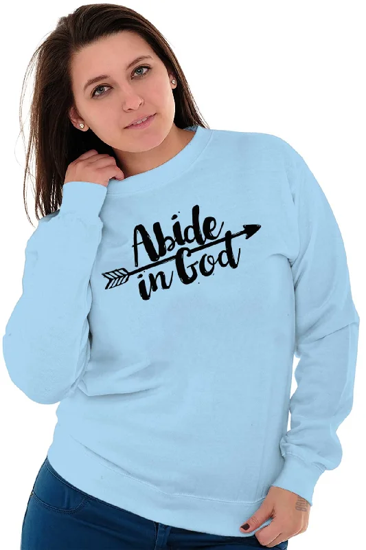 Abide God Crewneck Sweatshirt