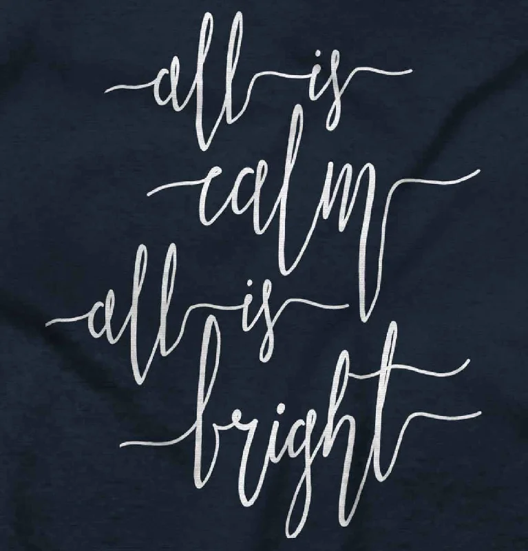 All Is Bright Ladies T Shirt