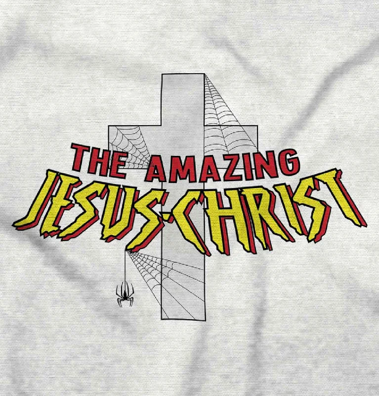 Amazing Jesus Christ Junior Fit V-Neck T-Shirt