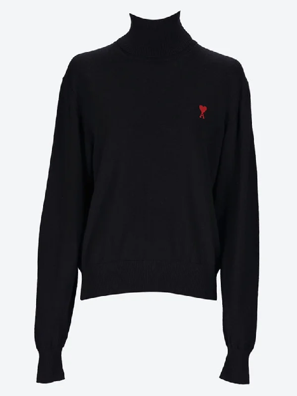 Red ami de cŒur turtleneck sweater