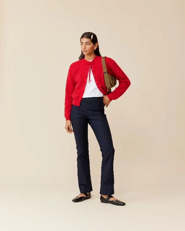 ANNIE CARDIGAN CHERRY RED