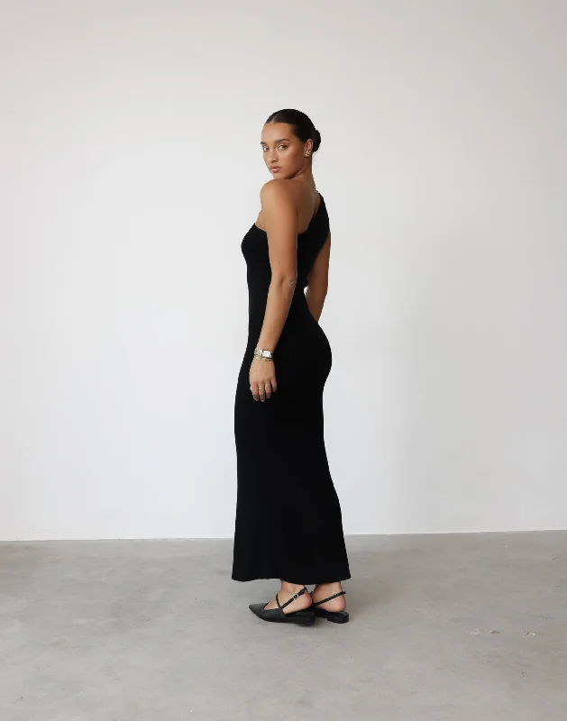 Aubany Maxi Dress (Black)