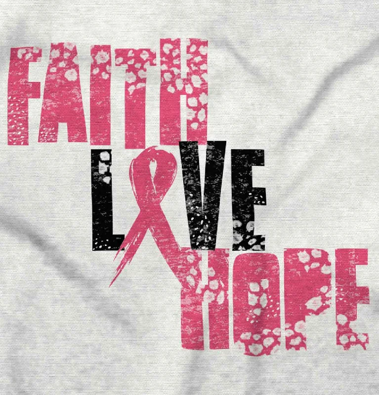 Pink Faith Love Hope Crewneck Sweatshirt