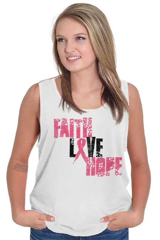 Pink Faith Love Hope Tank Top