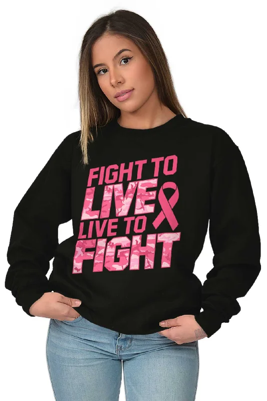 Breast Cancer Awareness Crewneck Sweatshirt