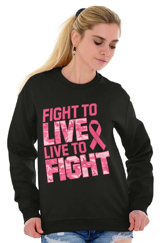 Breast Cancer Awareness Crewneck Sweatshirt