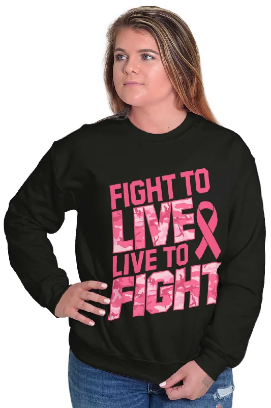 Breast Cancer Awareness Crewneck Sweatshirt