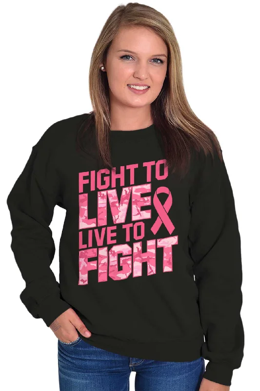 Breast Cancer Awareness Crewneck Sweatshirt