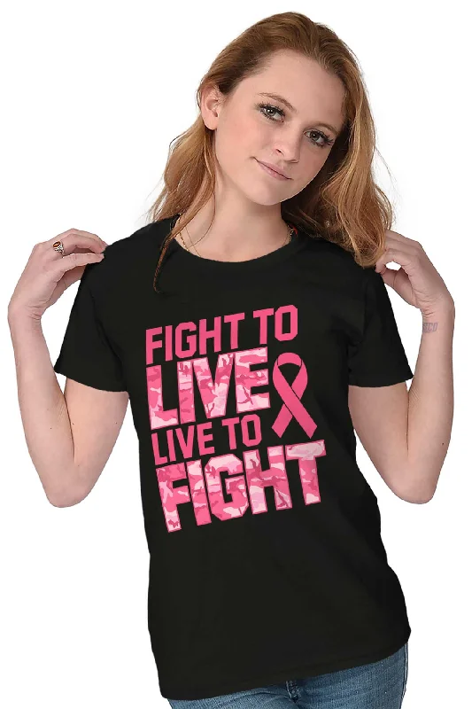 Breast Cancer Awareness Ladies T Shirt