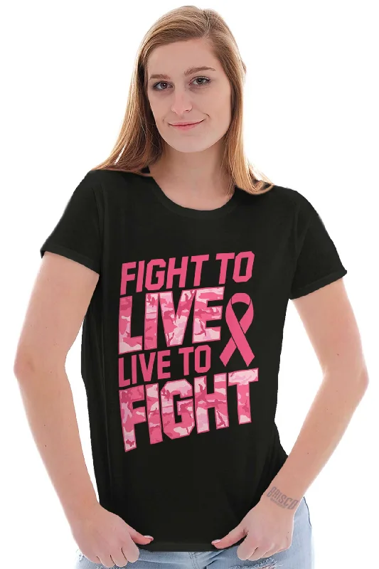 Breast Cancer Awareness Ladies T Shirt