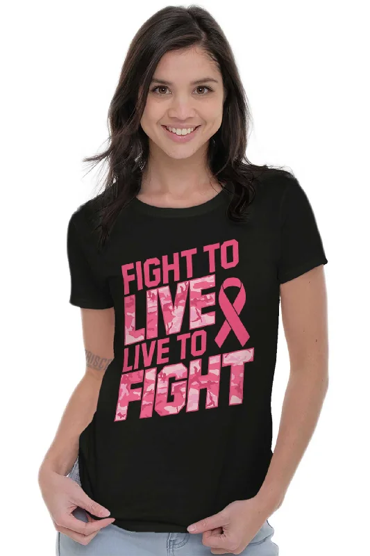 Breast Cancer Awareness Ladies T Shirt